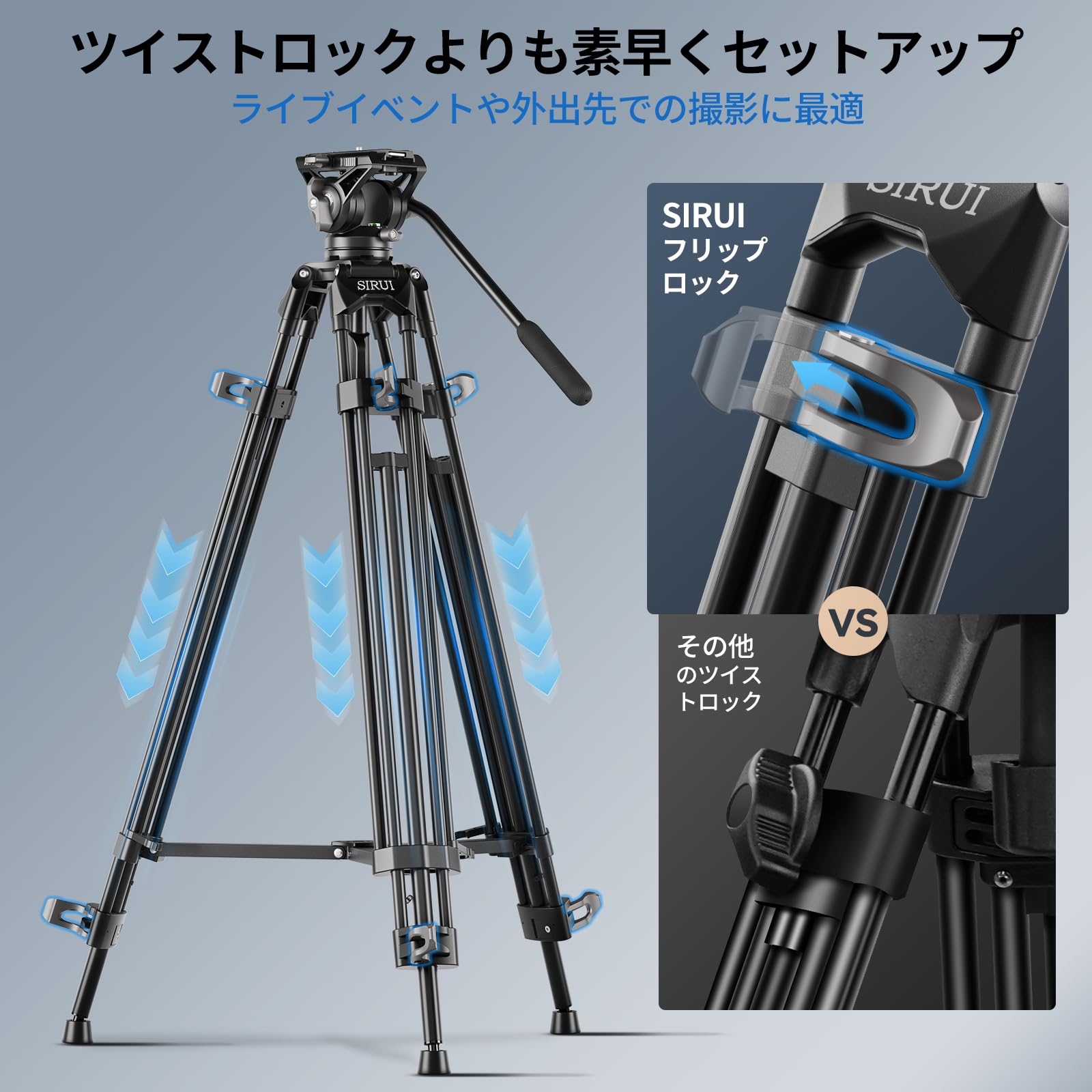 ☆HANSA PRO-2000☆三脚☆カメラ☆ビデオ☆ユ−チュ−ブ☆撮影機材☆